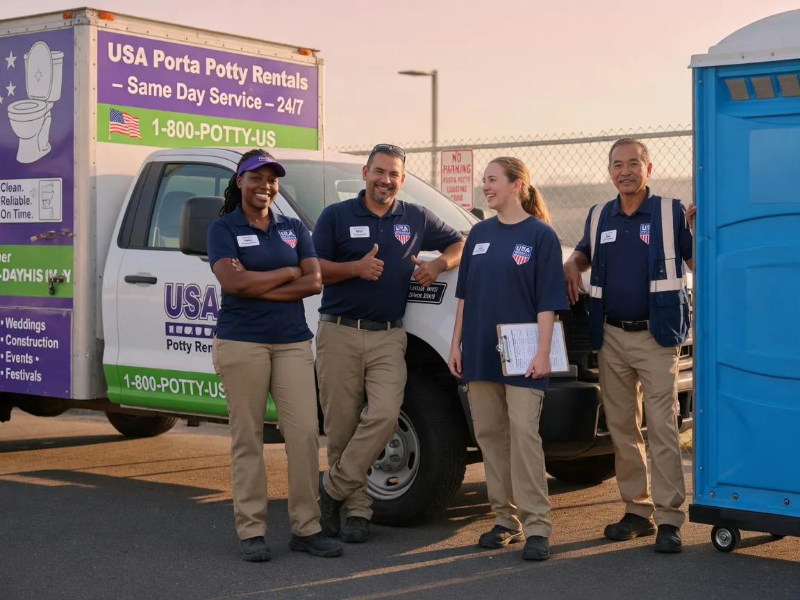 Porta Potty Rental company in Farmington, CA